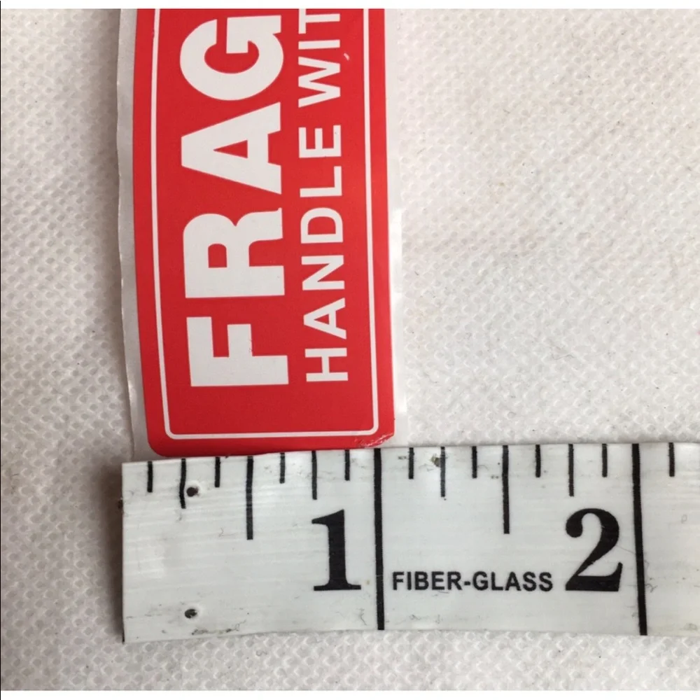 250 Fragile handle with care stickers